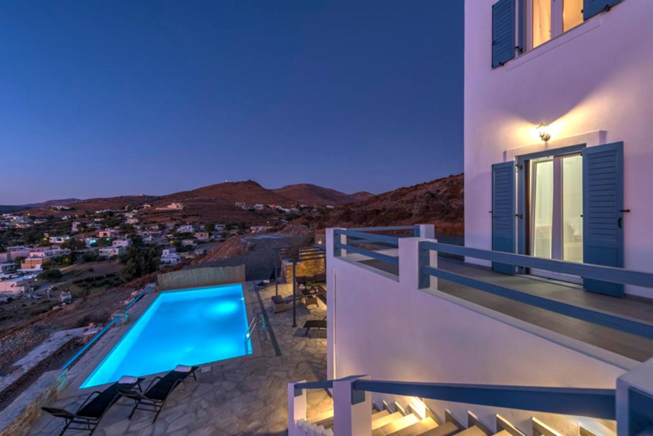 Oceania House With Sea View Villa Posidhonía Dış mekan fotoğraf